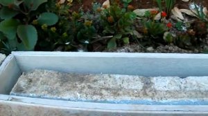 пенопластовый монолитный забор  (раствор+пенопласт)