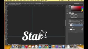 Star Sounds Effect waves Clean Logo Design - Photoshop Tutorial