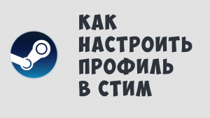 КАК НАСТРОИТЬ ПРОФИЛЬ В СТИМ