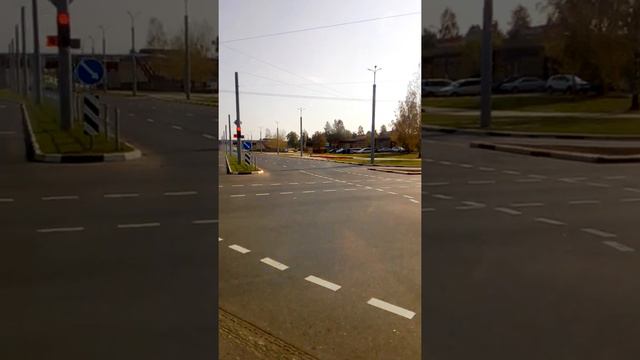 Трамвай БКМ 62103 № 628 маршрут 8 в новой рекламе. Читать описание смотреть онлайн