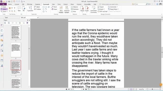 How to Copy Text From a PDF File in Foxit PhantomPDF смотреть онлайн