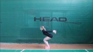 Обучение технике прыжка в длину с места толчком двумя ногами