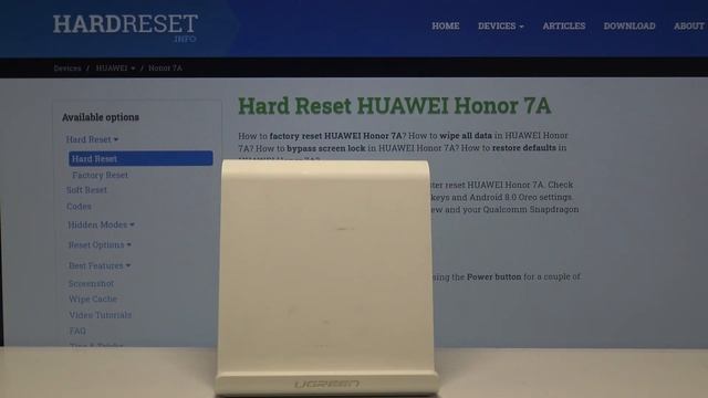 Honor 7A — Первая настройка устройства
