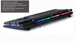 Игровая клавиатура Defender Mayhem GK-360DL