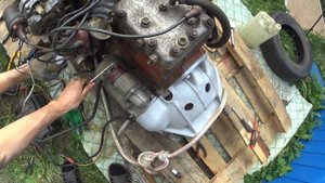 Первый запуск двигателя ГАЗ 69