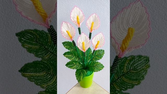 Букет из бисера. #бисер #flover #handiwork #цветы #handmade