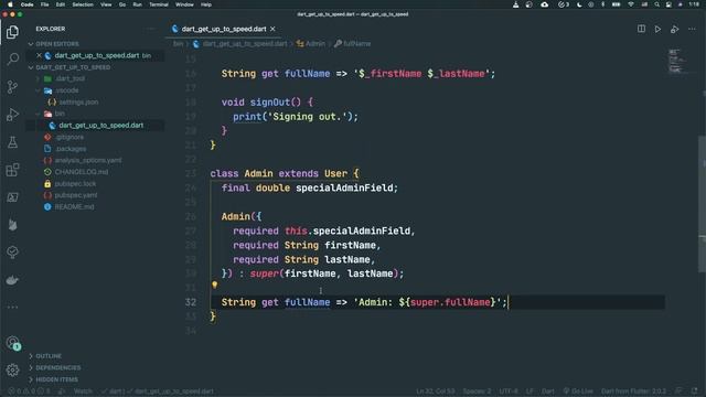 Inheritance - Extending a Class in Dart | Flutter Dart Tutorial #27