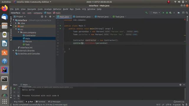 Java Interface Example with Construction Injection Nepali Language смотреть онлайн