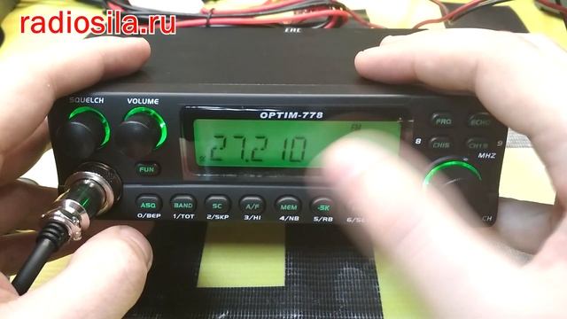 Обзор автомобильной рации Optim 778