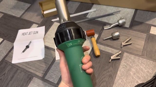 Промышленный строительный фен. Аналог Leister Triac S, weldy. 220v 1600wВ смотреть онлайн