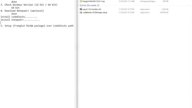 How to setup OpenGL(GLUT) in CodeBlocks смотреть онлайн