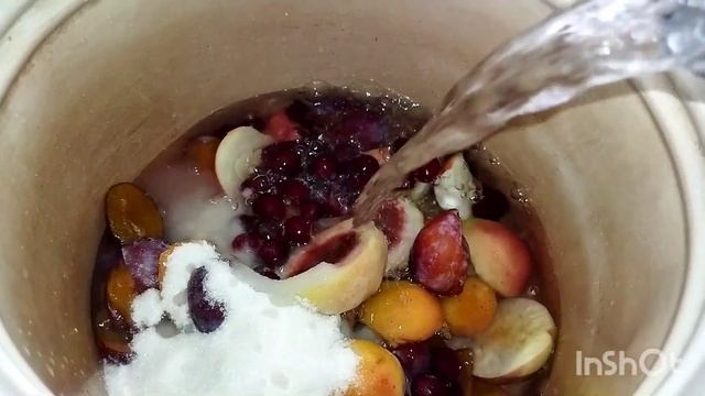 Компот! Как варить компот? компот из яблок и сливы #компот #домашнийкомпот #казахстан
