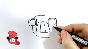 Рисуем маленькую а из Алфавит Лор