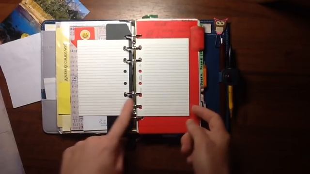 Что внутри моего ежедневника на кольцах. Все ношу с собой. *ЕленаТ*