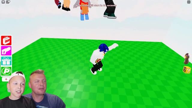 ПОЛ ЭТО ЛАВА Спасаемся в РОБЛОКС Убегаем от ЛАВЫ в Roblox смотреть онлайн