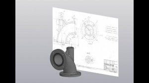 Видеоуроки Компас 3D. Модель Колено