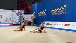 Первенство России по художественной гимнастике 2024|Дуэт «Бурлеск»|Показательное выступление|ПР 202