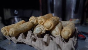 А Dinner of monk in a Tibetan Village high in the Himalayas. Life in the mountains