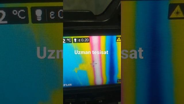 termal kamera soğuk su kaçağı tesbiti flir t420 termal kamera  termal kamerayla su kaçağı tesbiti