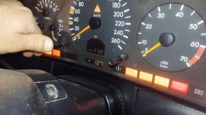 Мерседес 140.  Сброс ТО.