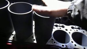 Установка сухих гильз HINO Rangeg F06E/