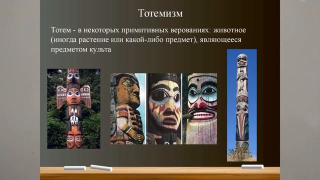 РЕЛИГИЯ, ИСТОРИЯ МИРОВЫХ РЕЛИГИЙ. 1й КУРС ТЕХНИКУМА  5й ИР Ранние формы ТОТЕМИЗМ