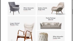 Furea-Furniture eCommerce XD Template architecture fashion