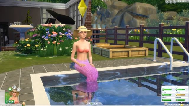 СТАНЬ РУСАЛКОЙ В THE SIMS 4 (ОБЗОР МОДА, НОВАЯ ВЕРСИЯ) смотреть онлайн