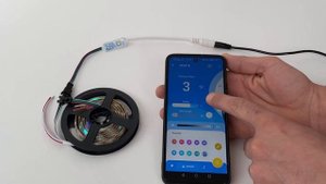 RGB Bluetooth Контроллер SP621E для управления адресной светодиодной лентой WS2812B WS2811