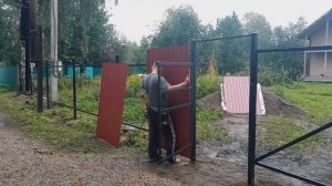 Забор из профлиста-3