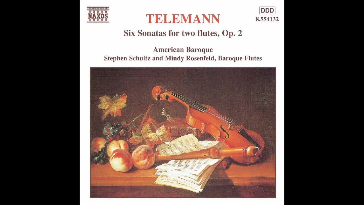 Georg Philipp Telemann - Six sonatas for two flutes Opus 2 смотреть онлайн