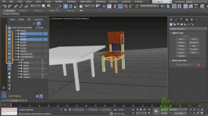 Проводник сцены в 3ds max. Блокировка выбора. Scene Explorer. Selection Lock. Урок 27. Интерьер