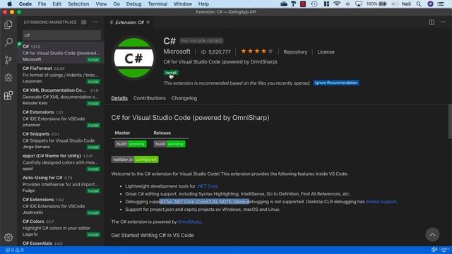 3  Setting up VS Code for C# development