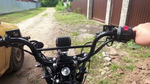 Мотоцикл с задним ходом СКАУТ 3Р-140. Тест-драйв. Что будет, если включить реверс на ходу.