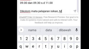 Guru memanfaatkan Robot AI Chatgpt untuk membuat jadwal ujian sekolah!