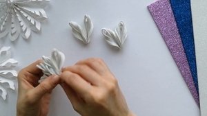 СНЕЖИНКИ из фоамирана ❄️❄️❄️/ Поделки на Новый год / СНЕЖИНКИ своими руками / Christmas DIY
