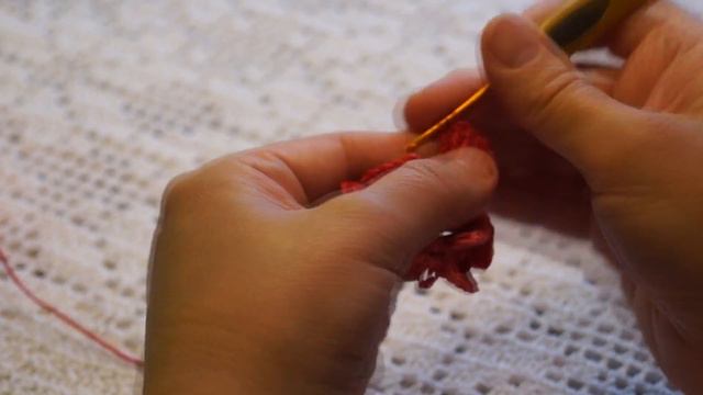 Вязаные цветы" Роза с бутонами",крючок . Crocheted flowers (узор#93)