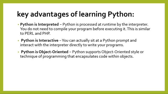key advantages of python | part-9| @codestudyindian13114