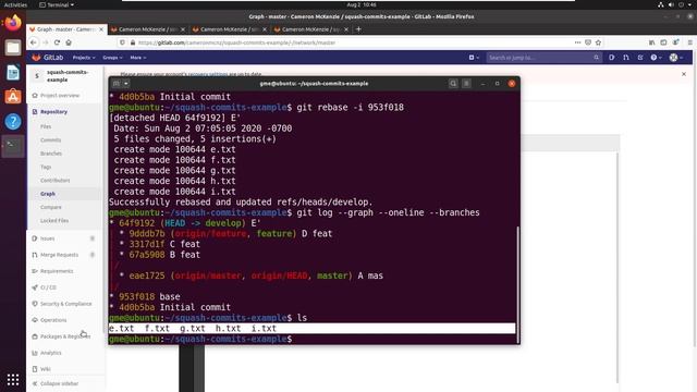 How to Squash Git Commits смотреть онлайн