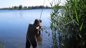 Рыбалка в Беларуси. Платный водоем Новое.