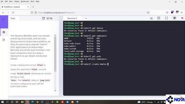 Create Deployments in Kubernetes Cluster kodekloud Engineers DevOps