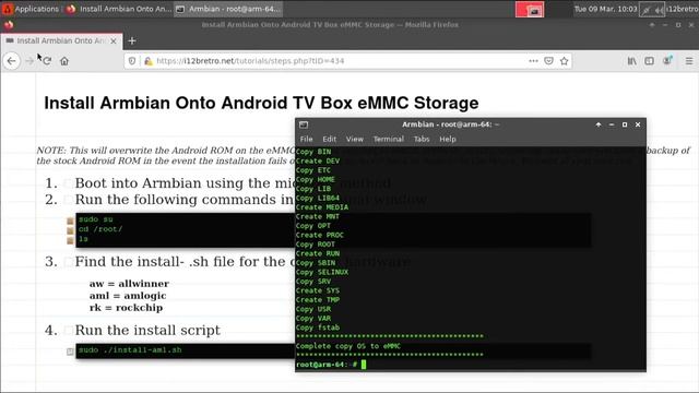 Install Armbian Onto Android TV Box eMMC Internal Storage смотреть онлайн