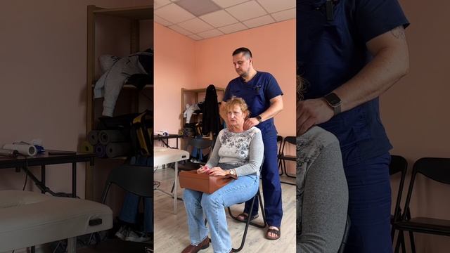 Волшебная Акупрессура! Мозг просветлел! Нестабильность шеи. Акупрессура подзатылочных мышц вручную