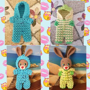 Комбинезон для зайки Бони