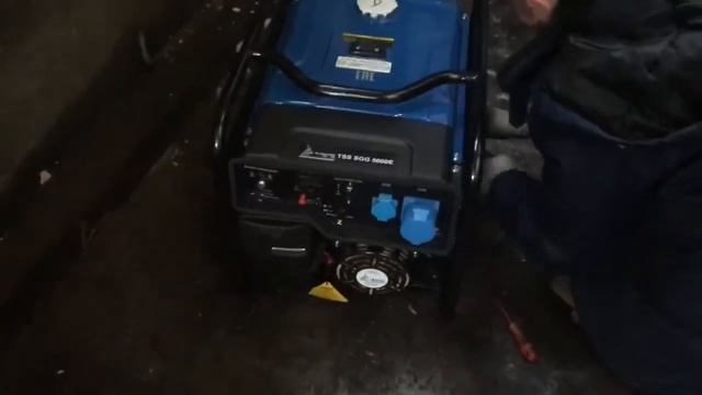 Генератор бензиновый Tss SGG 5000E - 5 кВт, бак 25 литров, запуск с ключа, электрозапуск. смотреть онлайн