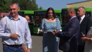 Новые автобусы в Слуцке