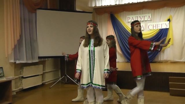 Саамская песня "На Сейдозере". Фольклорный ансамбль "Матрёшки" ДДТ им. А. Торцева г. Мурманск смотреть онлайн