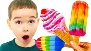 Съедобное и несъедобное. Delicious ice creams.