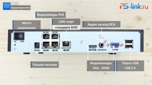 Обзор на готовый комплект видеонаблюдения Ps-Link KIT-A204IP-POE на 4 внутренние 2Mp камеры