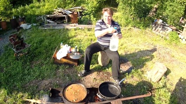 НЕ РЫБНЫЙ ПЛОВ НА КОСТРЕ В КАЗАНЕ от Fisherman DV. 27 RUS для Кухня Аборигена
